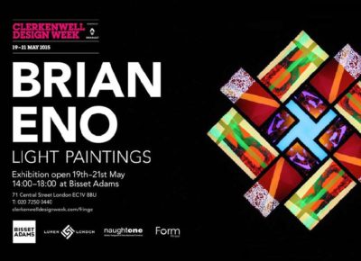 naughtone installation at Bisset Adam’s Brian Eno exhibit for CDW2015