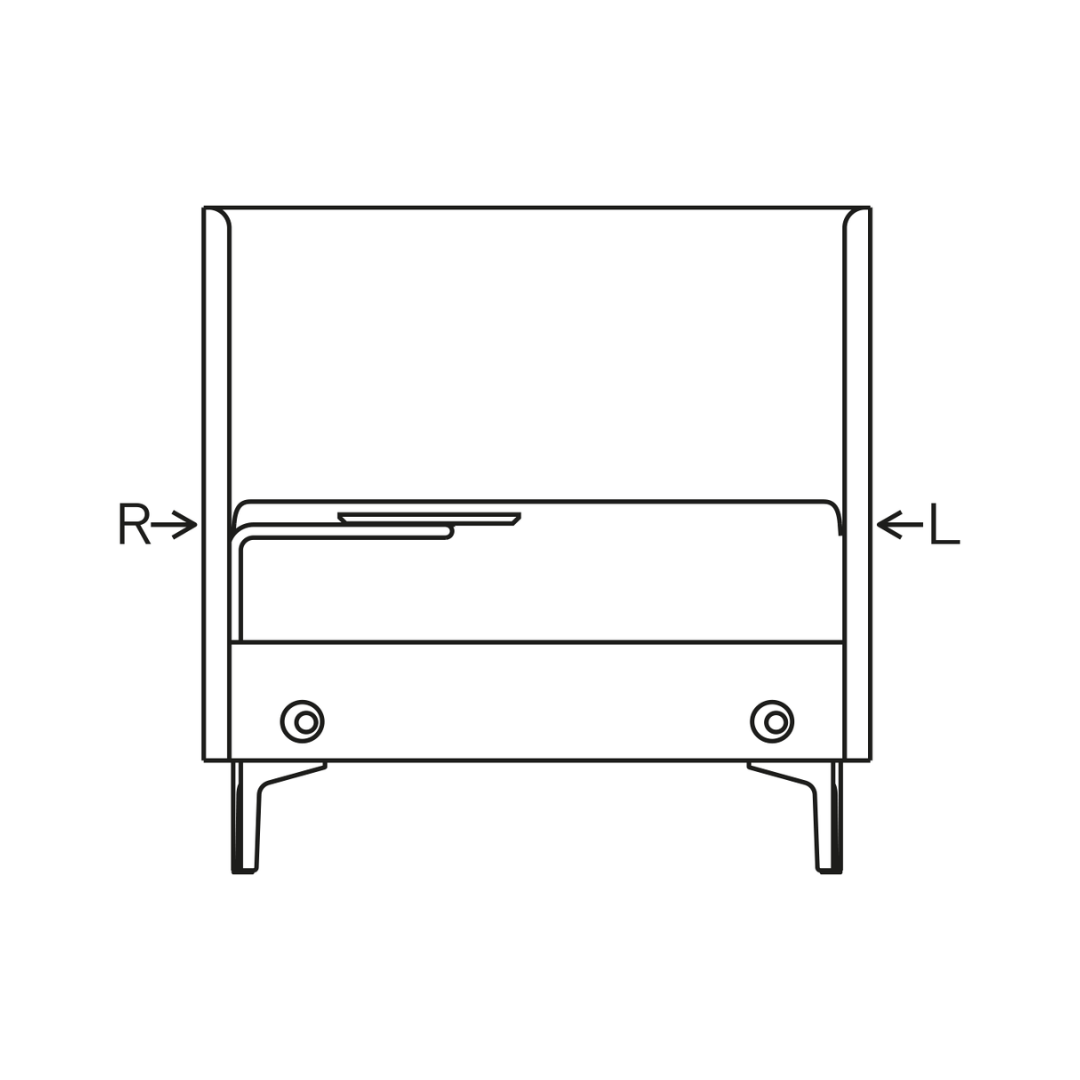 Left and/or right tablet arms