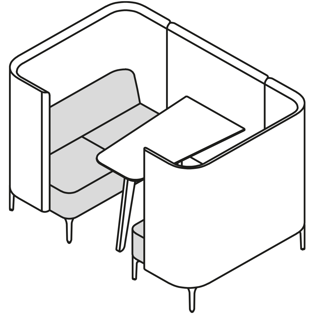 Two-tone upholstery