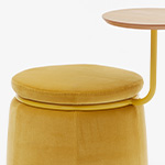 RAL powder coated <br />
ring / table arm<br />
NaughtOne Colours