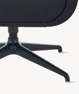 Black / white / polished<br />
4 star base <br />
with return to centre mechanism