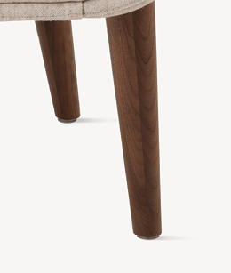 Solid walnut legs