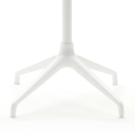 White Powder Coated<br />
Base and Stem<br />
Standard