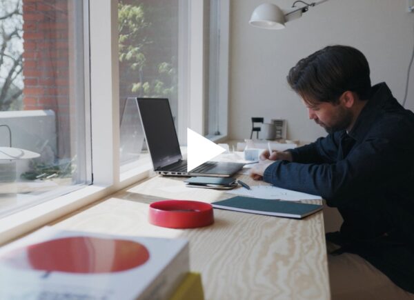 Watch: How Daniel Schofield designed the Fin lounge chair